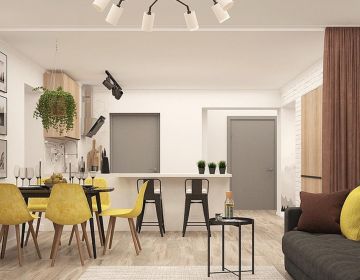 Какой интерьер подойдет для квартиры-студии